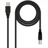 Image de Nanocable Cable Impresora USB 2.0 Tipo A/B Macho/Macho 1m Negro