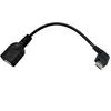 Image de Cable MicroUSB OTG B/M-A/H Acodado 15cm