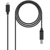 Image de Câble USB-C vers USB-B 2.0 Nanocable 1m Noir