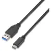 Image de Nanocable Cable USB 3.1 Tipo C a USB Tipo A Macho/Macho Negro 1m