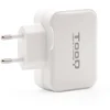 Image de Tooq Chargeur Mural USB + USB-C 27W Blanc
