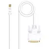 Image de Nanocable Cable Conversor Mini DisplayPort a DVI Blanco 5m