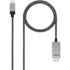 Image de Câble convertisseur Nanocable USB-C mâle vers DisplayPort mâle 1,8 m noir