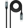 Image de Câble Nanocable USB-C 3.2 Gen2x2 Mâle/Mâle 1m Noir