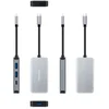 Image de Station d'accueil Nanocable 5 en 1 USB-C vers USB 3.2/USB-C/USB-C PD