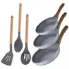 Image de San Ignacio Daimiel Set 3 casseroles en aluminium 22/26/28 cm + 3 ustensiles de cuisine