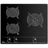 Image de Teka GBC 63010 Plaque Gaz Butane 3 Zones Verre Noir