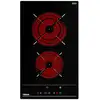 Image de Teka TBC 32010 TTC Plaque Vitrocéramique Modulaire 2 Zones 30cm Noir