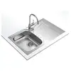 Image de Fregadero Teka StarBright 45 E-XP 1C 1E Acero Inoxidable Rectangular 1 Seno Escurridor Derecho