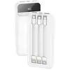 Image de Cool Power Bank 10 000 mAh Charge Rapide 22,5W 3 Câbles Blanc