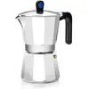 Image de Monix Induction Express Aluminium Cafetière Italienne 9 Tasses Argent