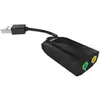 Image de Carte Son HXADAP KeepOut 7.1 USB avec entrée micro et haut-parleurs