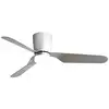 Image de Fabrilamp Kochi Ventilateur de Plafond avec Lumière LED et Contrôle 33W Argent
