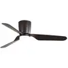 Image de Ventilateur de plafond Fabrilamp Kochi avec éclairage LED et télécommande 33 W Marron