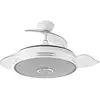 Image de Ventilateur de plafond Bluetooth Fabrilamp Matanuska avec éclairage LED et télécommande 32 W Blanc