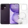Image de OPPO Reno16 5G 8GB 512GB 6,32" Noir Violet Enco X3s, étui et chargeur 80 W inclus