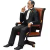 Image de Statue Cinéma SD Toys Vito Corleone Le Parrain 15cm PVC