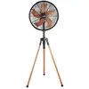 Image de Ventilateur sur Pied HTW VP-50FD 50W 6 Vitesses Hauteur Réglable Oscillant
