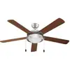 Image de Ventilateur de plafond Cecotec EnergySilence Aero 540 60W 52" LED 5 pales bois réversible