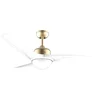 Image de Ventilateur de plafond Cecotec EnergySilence Aero 560 GoldWhite LED 18W 52" télécommande