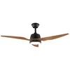 Image de Cecotec EnergySilence Aero 5250 Blackwood Ventilateur de Plafond avec Lumière LED et Contrôle 62W Noir/Bois