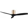 Image de Ventilateur de plafond Cecotec Energysilence Aero 5500 Aqua Goldblack Connected 40W Wi-Fi IP44 52" 6 vitesses