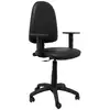 Image de Piqueras y Crespo Ayna Chaise en similicuir avec accoudoirs réglables Noir