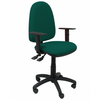 Image de Chaise de bureau Piqueras y Crespo Tribaldos avec accoudoirs réglables vert foncé