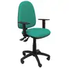 Image de Chaise de bureau Piqueras y Crespo Tribaldos avec accoudoirs réglables vert émeraude