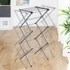 Image de Séchoir à linge métallique pliable et extensible avec 3 hauteurs et 11 barres InnovaGoods Cloxy TU
