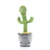 Image de Cactus dansant et parlant rechargeable avec musique et LED multicolore InnovaGoods Cacxi TU