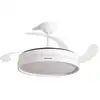 Image de Ventilateur de plafond InnovaGoods Keteez avec lumière LED et 4 pales rétractables 72 W Blanc