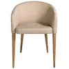 Image de Chaise en tissu avec pieds en bois Angel Cerdà 59x56x78 cm