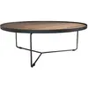 Image de Table basse ronde et acier Angel Cerdà 100x35 cm