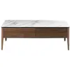 Image de Table basse en porcelaine et bois Angel Cerdà 120x60x40 cm
