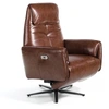 Image de Fauteuil pivotant double relax en cuir Angel Cerdà 79x83x108 cm