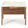 Image de Table de chevet en noyer Angel Cerdà 55x40x44 cm