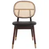 Image de Chaise en rotin et pieds en bois Angel Cerdà 49x52x87 cm