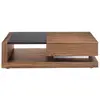 Image de Table basse en bois et vitrail Angel Cerdà 130x70x36 cm