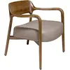 Image de Fauteuil en croûte de cuir de vison Angel Cerdà 70x62x72 cm