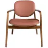Image de Fauteuil en similicuir et pieds en frêne Angel Cerdà 65x64x75 cm