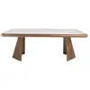 Image de Table à manger en porcelaine et noyer Angel Cerdà 220x110x76 cm