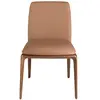 Image de Chaise en croûte de cuir Angel Cerdà 52x60x83 cm