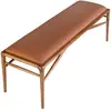 Image de Tabouret en croûte de cuir Angel Cerdà 130x40x43 cm