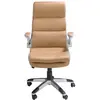 Image de Chaise de bureau pivotante en croûte de cuir Angel Cerdà 66x72x112/122 cm