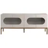 Image de Buffet en bois avec éclairage intérieur Angel Cerdà 180x41x75 cm