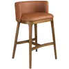 Image de Tabouret en simili cuir Angel Cerdà 53x51x84 cm