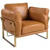 Image de Fauteuil en cuir Angel Cerdà 97x88x82 cm