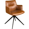 Image de Chaise pivotante en simili-cuir Angel Cerdà 57x60x80 cm