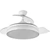 Image de Fabrilamp Esparta DC Ventilateur de Plafond 3 Pales, Contrôle et Minuterie 72W 6120LM Blanc